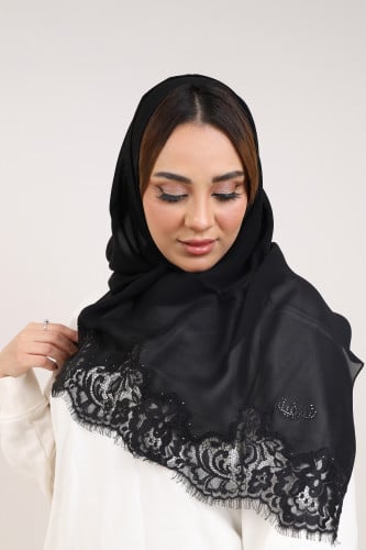 طرحة تركيب دانتيل