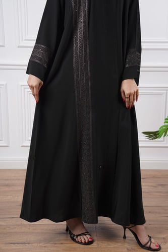 عباية صالونا شيري تطريز يدوي كريستال