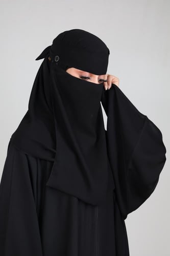 نقاب مفتوح توقيع معدن