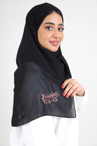 طرحة أمواج يدوي كريستال تميمة