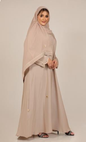 عباية صالونا تركيبات جدائل