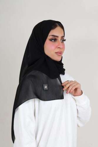 طرحة أمواج توقيع معدن جلد تهاني