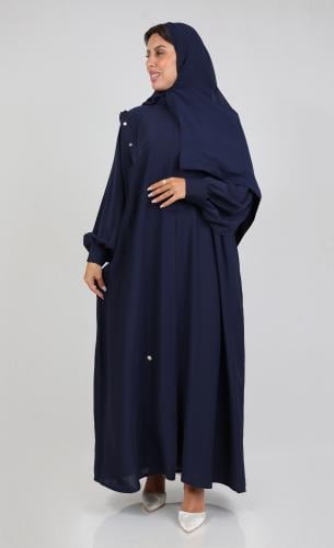 عباية فرسان تركيبات سومة (كحلي)