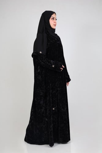 عباية مخمل تركيبات روند