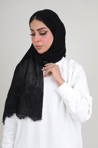 طرحة دانتيل توقيع كرستال انيا