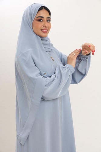 عباية صالونا تارا سحاب جلد