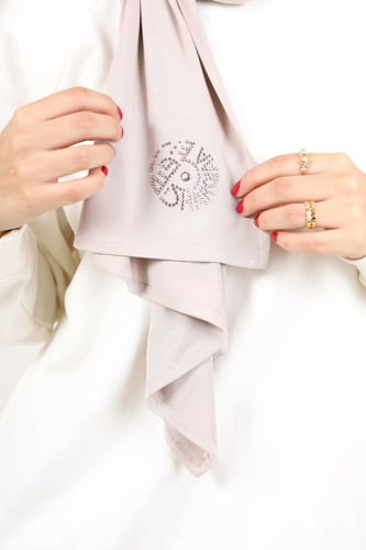 طرحة قطن كريستال دائري