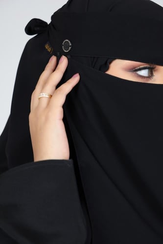 نقاب مفتوح توقيع معدن