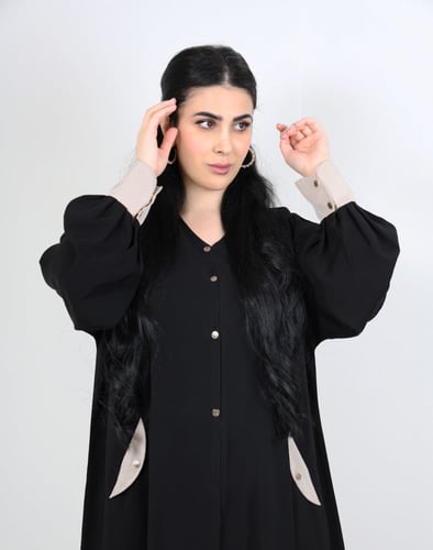 عباية صالونا يارينا كبك شرقية على الكم