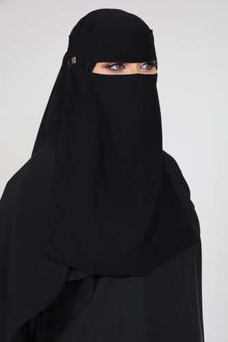 نقاب مفتوح توقيع معدن