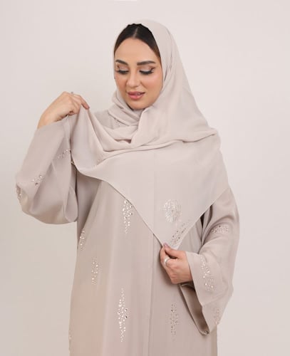 عباية صالونا سوارفسكي روز