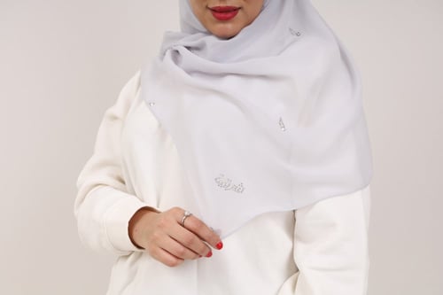 طرحة سوارفسكي منثر ورق شجر