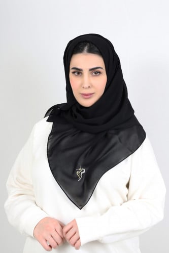 طرحة أمواج توقيع شعار شرقية تطريز