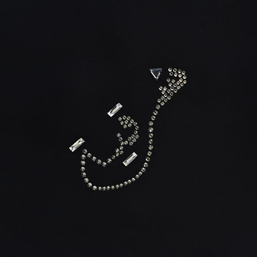 طرحة أمواج شعار شرقية سوارفسكي روفان