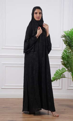 عباية إنترنت جراسي مبطن