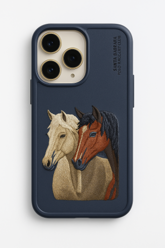 كفر آيفون 16 برو / 16 برو ماكس – جلد فاخر مطرز من...