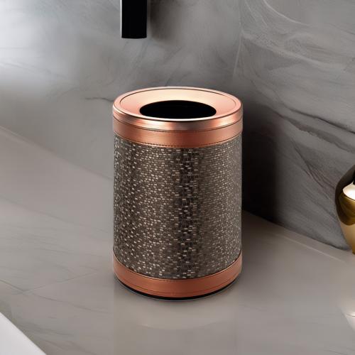 سلة غرف فندقية جلد خارجي