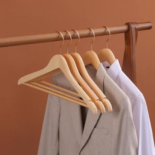 علاقة ملابس خشبية رجالية فنندقية