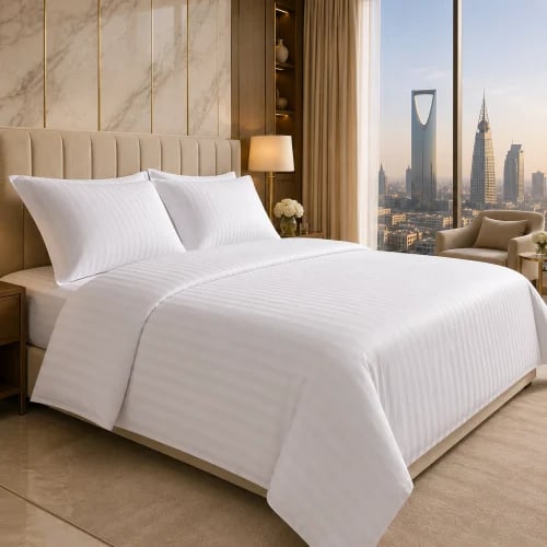 Royal striped duvet cover