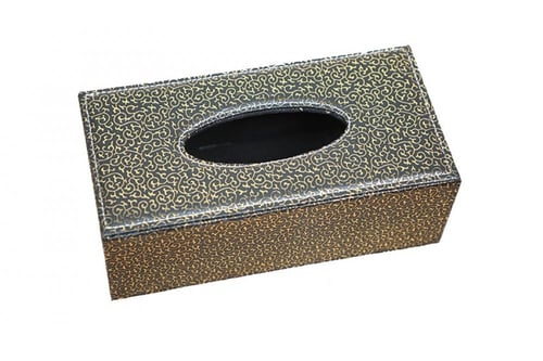 علب مناديل جلد