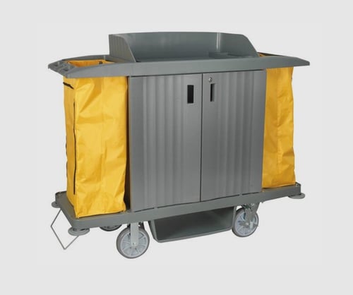 عربة تنظيف الفرف الفندقية