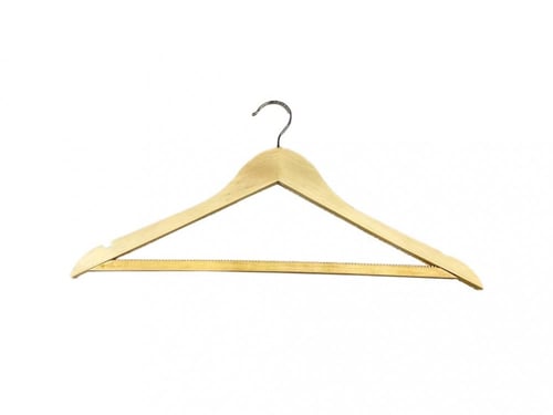 علاقة ملابس خشبية رجالية فنندقية