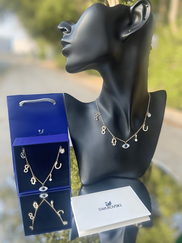 سلسال شوكر سوارفسكي روز قولد