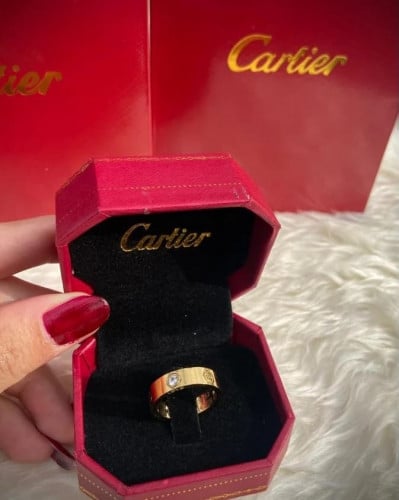 خاتم كارتير ذهبي