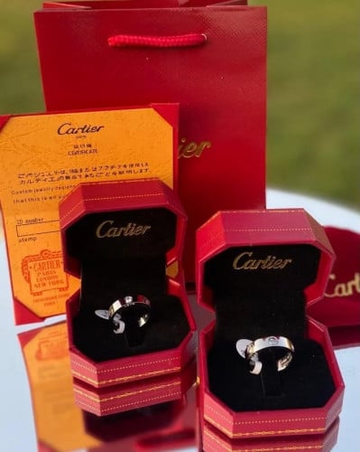 خاتم كارتير رجالي فضي