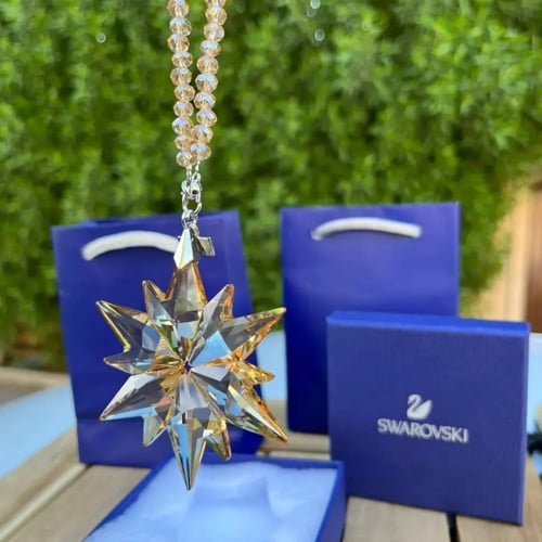 تعليقه سيارة سوارفسكي لون عسلي