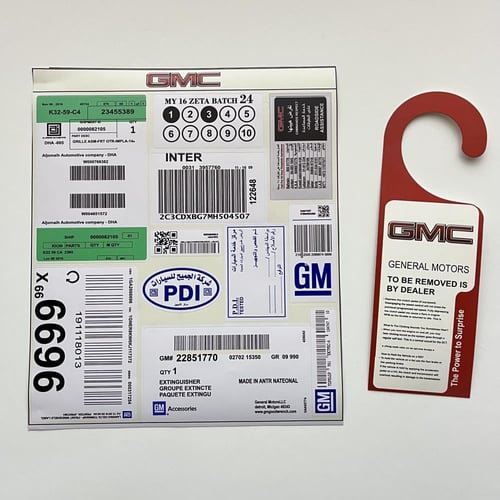 بكج ستكرات لسيارات GMC