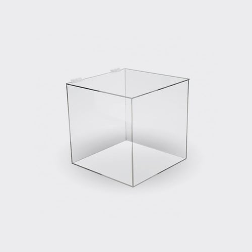 صندوق اكريليك بغطاء