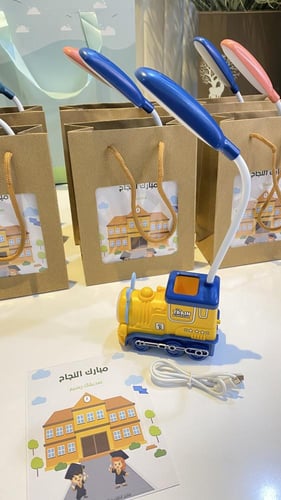 6 كيس بإضاءة القطار