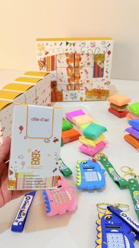 ٦ عبوات بميدالية التمساح واسفنج