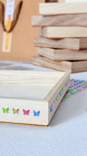 6 كيس بالصحن والاستيكر