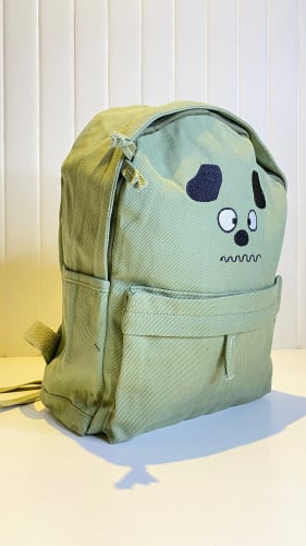 حقيبة قماشية اللون زيتي