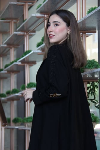 عباية كلوش شك ناعم قماش كريب لمار