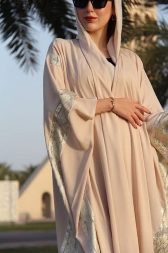 بشت ملكي قماش كريب دلوعه