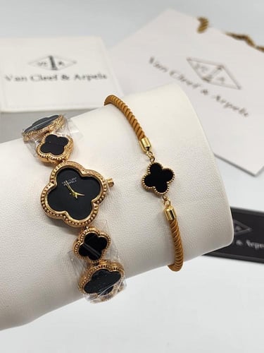 طقم (ساعه+سوارة) فان كليف