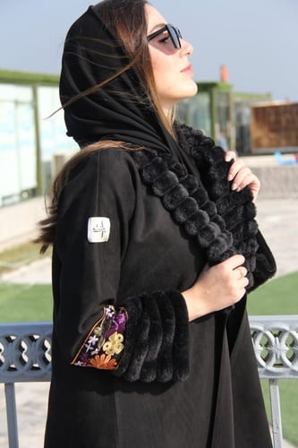 عباية قماش شمواه وفرو