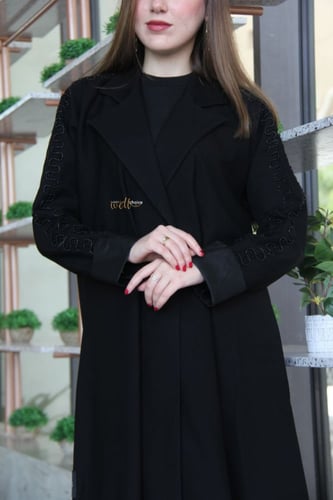 عباية كلوش شك ناعم قماش كريب لمار