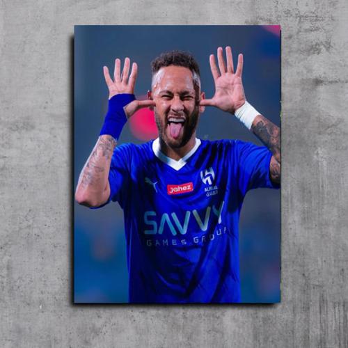 بوسترات معدني بصورة لاعب نيمار