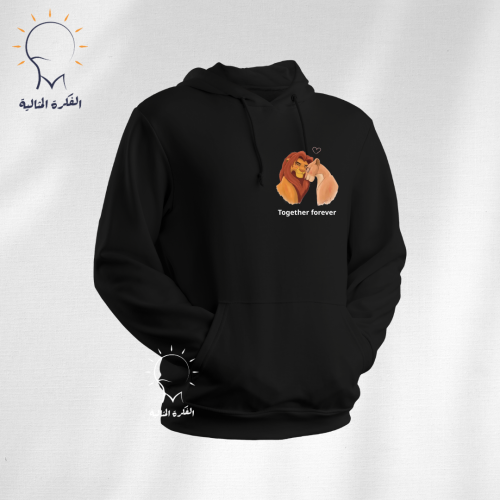 بلوفر مع صورة جانبيه وعباره