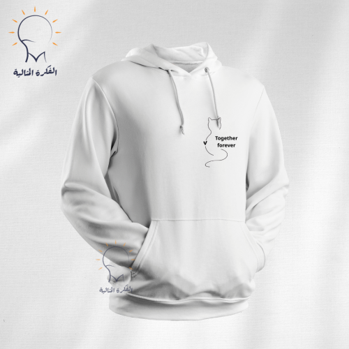 بلوفر مع صورة جانبيه وعباره