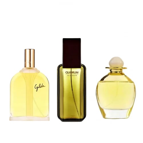 عرض ثلاثة عطور قديمه 1-عطر نيود. 2-عطر جلدا. 3-عطر...