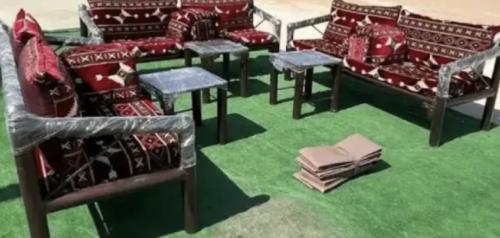 كراسي مركاز حديد بقماش