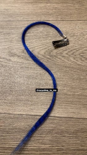 خصلة اكستنشن الريش الصناعي مقاسها 40 قابله للتقصير