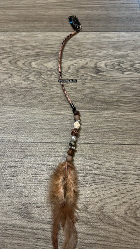 خصلة جلد الثعبان مقاسها 35 سم