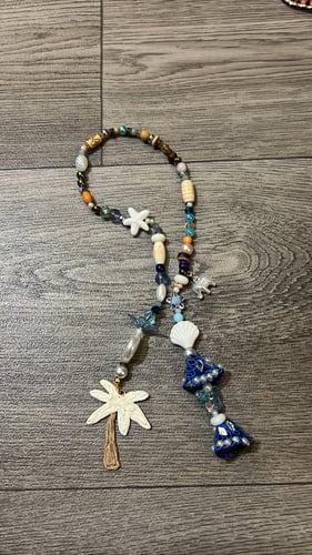 تعليقة الشنطه بالخرز