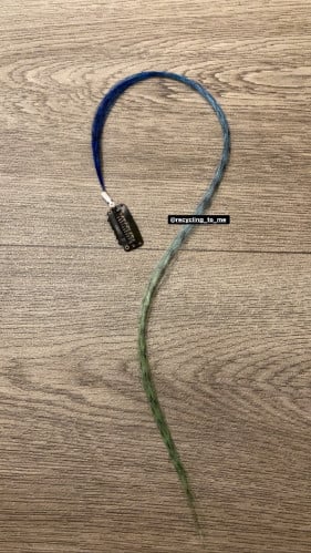 اكستنشن الريش الصناعي مقاسها 46 سم قابله للتقصير